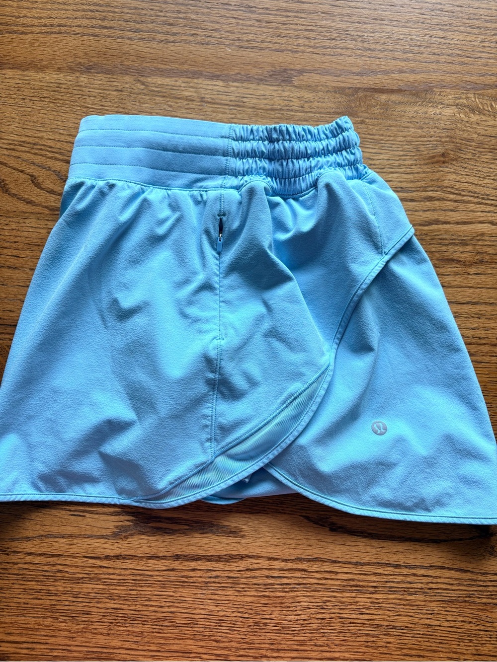 Lululemon Light Blue Women's Hotty Hot skort- size 0 - Picture 13 of 16